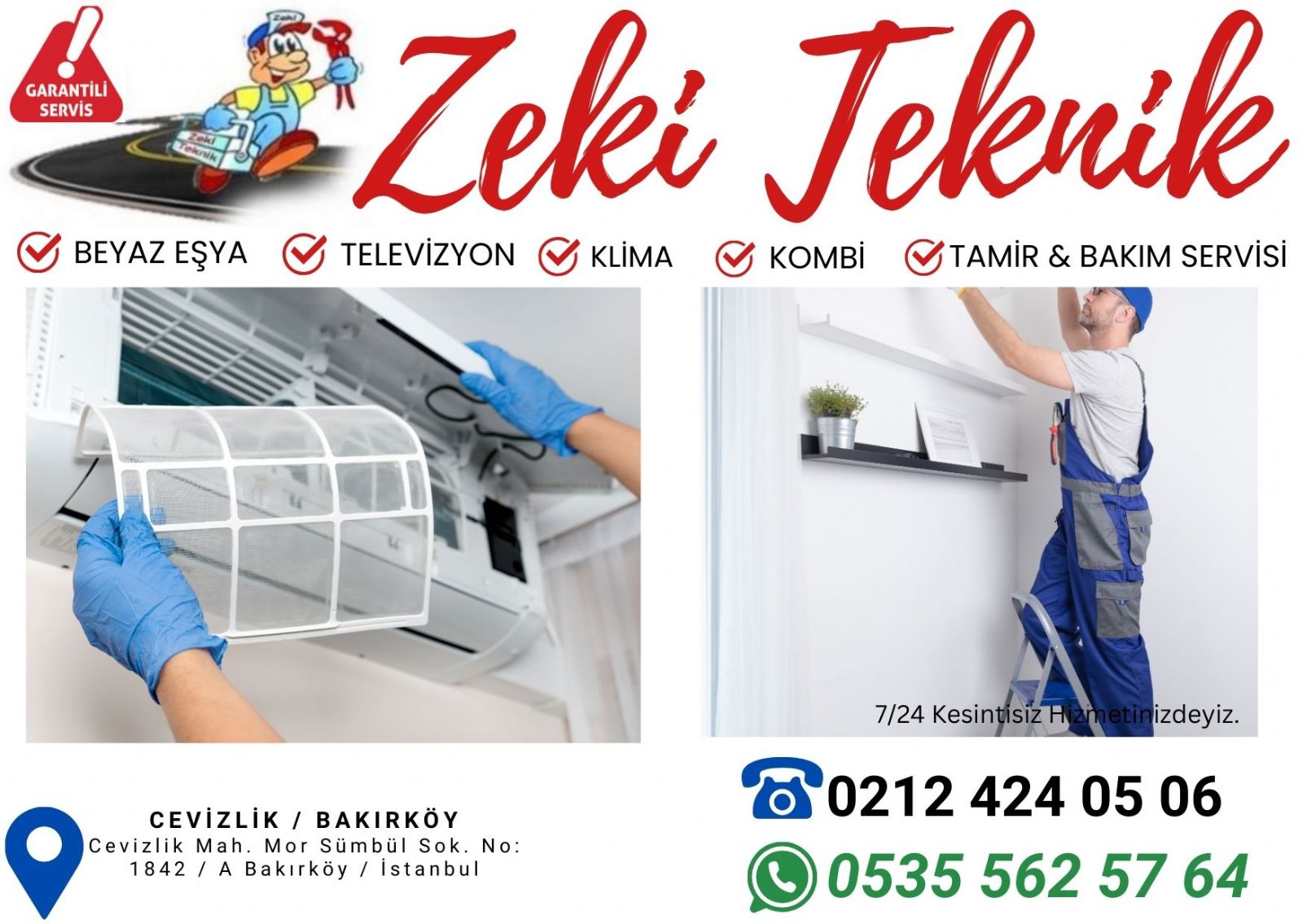 Cevizlik Klima Servisi
